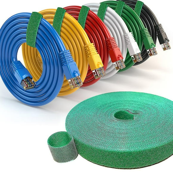 Green Tree Tie Strap Garden Tie Webbing Strap Reusable Green Plant Tape for Indoor Outdoor Patio Plant Tree Vegetables Branches