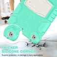 thumbnail image 3 of XYX Case for 10.2 inch iPad 9th/8th/7th Generation (2021/2020/2019), Dual Layer Slim Heavy Shockproof Rugged Protective Cover Case with Kickstand (Mint Green), 3 of 7
