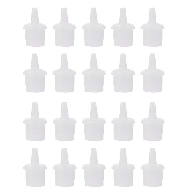 Miangastore 50 Pcs Embout de Remplacement pour Colle Durable, Bouteille de Colle Adhésive en Plastique