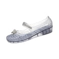 thumbnail image 2 of Willtoo Women's Beach Jelly Shoes Slip On Crystal Summer Soft Hollow Ballet Flats Boho Sandals, 2 of 7