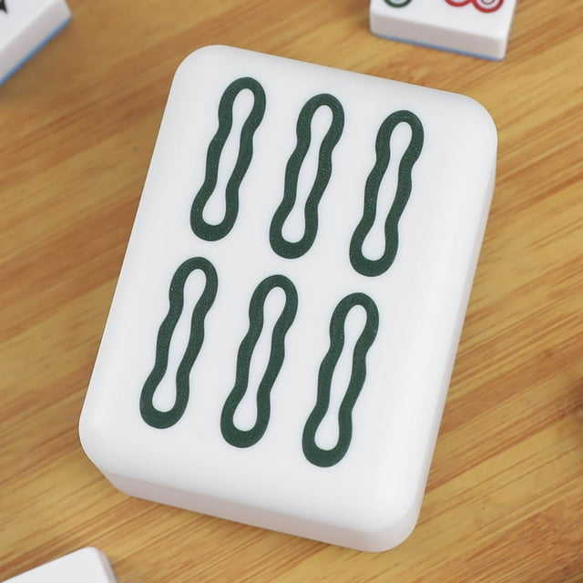 Agiferg Lampe en Forme de Mahjong Lampe de Chevet Rechargeable Veilleuse Cadeau de Nouvel An
