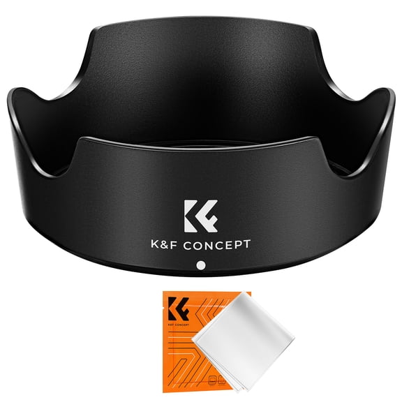 K&F Concept Lens Hood Compatible with Canon RF 24-50mm f/4.5-6.3 is STM,EF-S 18-55mm f/3.5-5.6 is STM,EF-S 18-55mm f/4-5.6 is STM Lens
