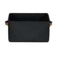thumbnail image 6 of Mainstays Black Canvas Storage Basket with Handles, 6 of 7