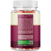 Natures Craft Apple Cider Vinegar Gummies Natural Energy Supplement with Mother, 60 Count