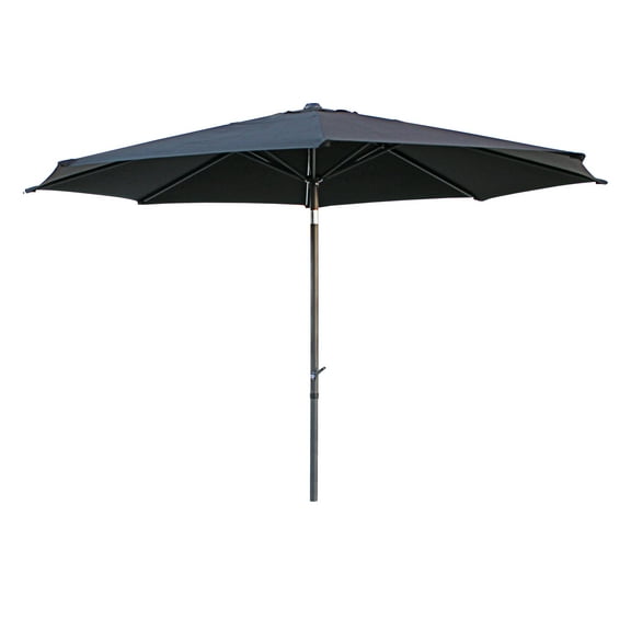 St. Kitts Aluminum 11.5-foot Patio Umbrella - Black