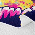 thumbnail image 5 of Erosebridal Gamer Twin Quilt Set For Kids Boys,Watercolor Teens Gamepad Twin Coverlet Set For Console Gaming Lover,2pcs, 5 of 7