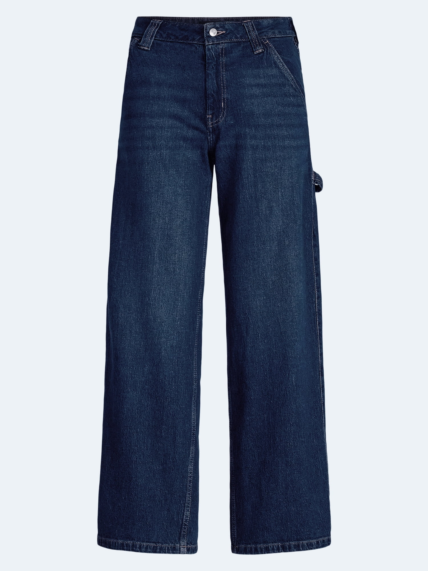 Scoop Women’s and Women’s Plus Relaxed Fit Jeans, 30'' Inseam, Sizes 0-26W