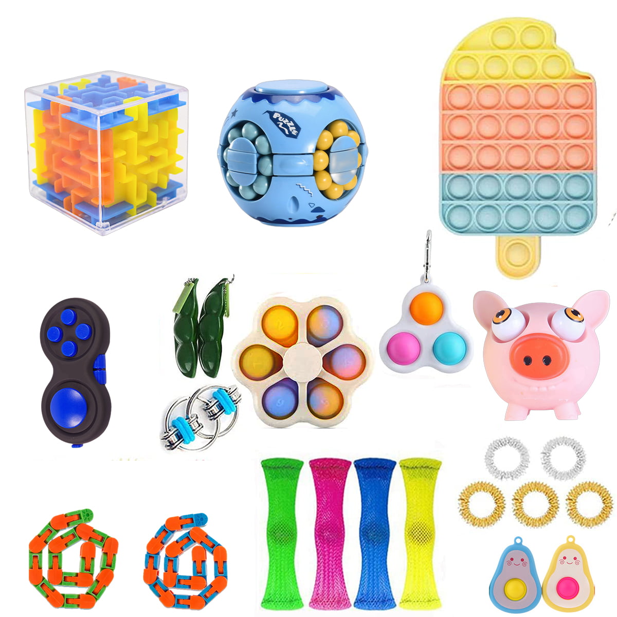 HOT Sensory Fidgets Toys Autism Special Needs Relieve Stress and Increase Focus