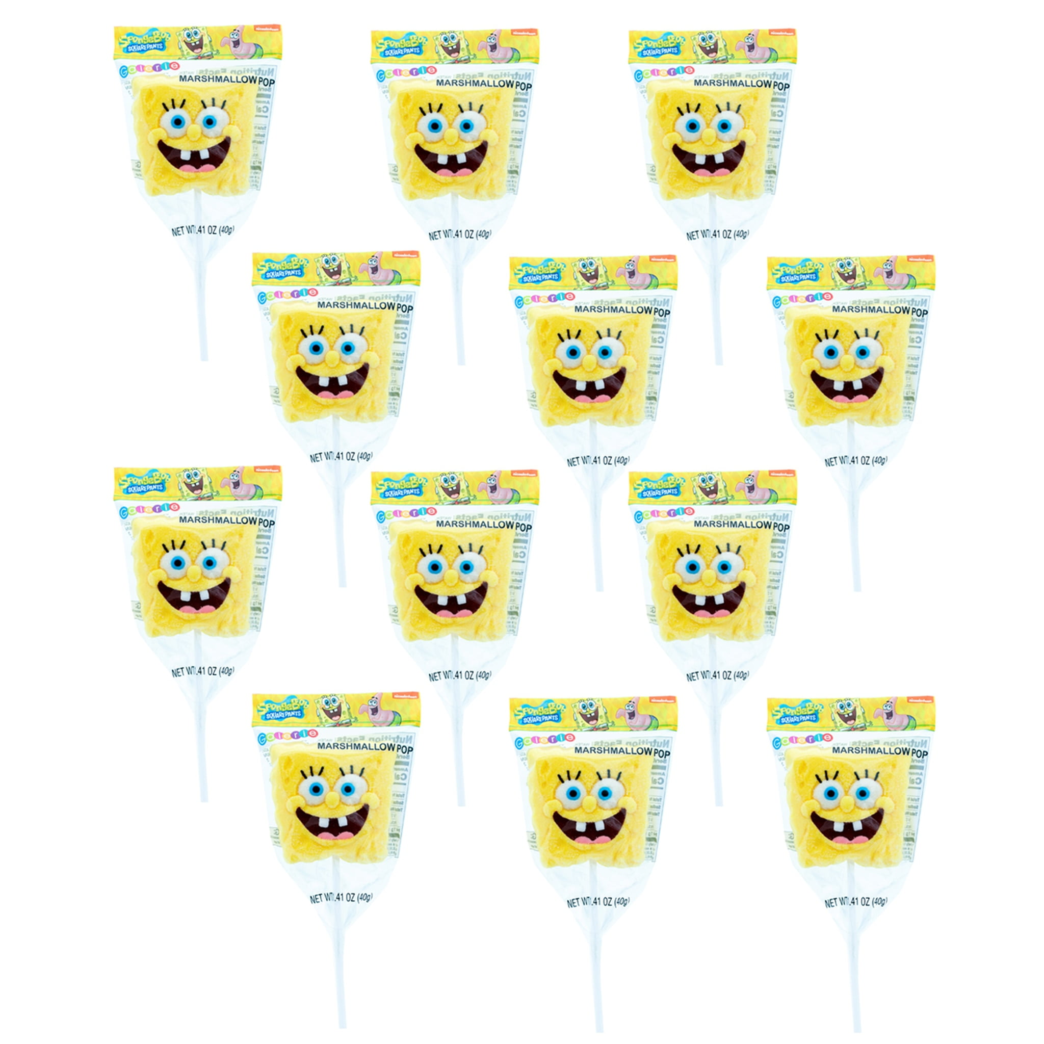 SpongeBob Square Pants Marshmallow Pop Party Pack