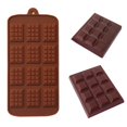 thumbnail image 3 of Molde de silicona para hornear, molde de Chocolate, Fondant, pastelería, barra de caramelo, decoración de modo de pastel, accesorios de cocina, 12 unidades, 3 of 4