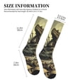 thumbnail image 2 of Lsque Epic Dragon Skull Scene Pattern Sport Compression Socks for Men & Women 15-20 mmHg Knee High Nurse Pregnant Running Medical and Travel Athletic, 2 of 6