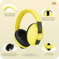 thumbnail image 2 of Baby Ear Protection Noise Cancelling Headphones for Babies and Toddlers - Mumba Baby Earmuffs - Ages 3-24+ Months - for Sleeping, Studying, Airplane, Concerts, Movie, Theater, Fireworks,Yellow, 2 of 7