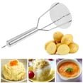 thumbnail image 6 of STRANDCHIC 2Pcs Stainless Steel Potato Ricer Home Vegetable Masher Kitchen Pressing Tool, 6 of 7