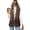 Autumn Tree Leaves Print, variant on Chririnla Piano Keys Treble Clef, Button Down Slim Fit Women's Sleeveless Waistcoat Vest Lightweight Women's Sleeveless Suit Vest for Work Spring 2026