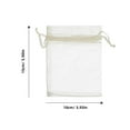 thumbnail image 2 of unbranded 100Ud Bolsas De Malla Pequeñas Color Beige Con Cordón Para Almacenar Joyería Y Dulces, 2 of 8