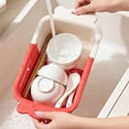 thumbnail image 4 of Oefntac Multi Functional Kitchen Vegetable Dehydration Basket Color Blocked Spin Dryer Salad Spinner Storage Strainer, 4 of 6