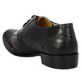 thumbnail image 3 of LIBERTYZENO Boys Lizard Print Genuine Leather Kids Dress Shoes Senior Solid Black 9 Toddler, 3 of 5