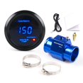 thumbnail image 1 of Dynoracing 52mm Digital Blue Led Water Temperature Gauge 40-150 Celsius With 1/8npt Water Temperature Seal Pipe Sensor Adapter, 1 of 1
