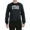 thumbnail image 2 of Wild Bobby State of Utah College Style Unisex Crewneck Sweatshirt, 2 of 6