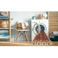 thumbnail image 2 of Ahgly Company Machine Washable Indoor Rectangle Abstract Red Area Rugs, 8' x 12', 2 of 7