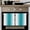 Teal Blue, variant on Gray Purple Kitchen Towels Set of 3, Water Absorbent Dish Towel, Modern Gradient Geometric Decorative Hand Towels - Quick Drying Cloth for Cooking Baking, 18x28 Inch