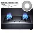 thumbnail image 3 of Soimiss Universal Round Gas Stove Drip Tray Stainless Steel Spill Catcher Replacement, 3 of 8