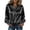 Black, variant on Blouse for Women Casual Long Sleeve Fall Satin Woman's Tops Loose Tie Neck Solid Balloon Sleeve Tops