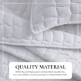 thumbnail image 6 of Gauze Wave Stitched Quilt Set With Shams - Great Bay Home (Twin / Twin XL, White), 6 of 6