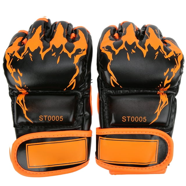 Guantes de kickboxing, guantes profesionales sin dedos para MMA, guantes para saco de boxeo, guantes de boxeo sin dedos optimizados para la excelencia