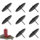thumbnail image 2 of Wreath Candle Holder, 8 cm Candle Holder, Metal Candle Holder, Christmas Candle Plate with Spike 8P, 2 of 5