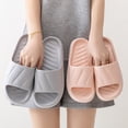 thumbnail image 5 of ibiyuan Men Slippers Black Slides for Women Non Open Toe Dressy Sandals Women Cute Women Summer Shoes for Causal Walking Work Vacation, 5 of 5