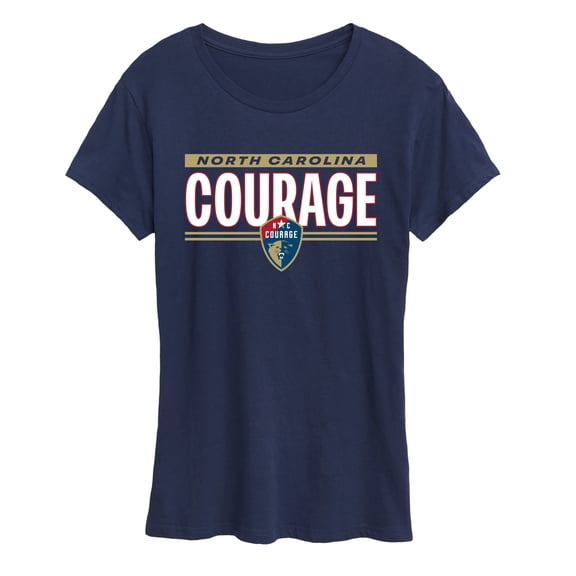 National Women's Soccer League - NC Courage Modern Club Short Sleeve Graphic T-Shirt