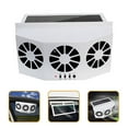 Weijiyouyu Car Solar Exhaust Fan Car Fan Solar Cooling Vent Exhaust Fan