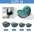thumbnail image 2 of Short Snout Dog Muzzles Adjustable Breathable Mesh Bulldog Muzzle for Biting Chewing Barking Dog MaskGreen, 2 of 6