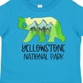 thumbnail image 4 of Inktastic Yellowstone National Park Mountains and Bear Shape Boys or Girls Toddler T-Shirt, 4 of 5