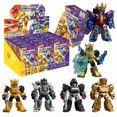 thumbnail image 3 of 1/12Pcs Mini Transformer 5.5cm Optimus Prime bumblebee Megatron Thundercracker Robot Action Figure building block Splicing toys, 3 of 5