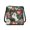 Cat and Floral, variant on Peacock Pattern Water-Resistant Shoulder Bag for Travel Daily, Waterproof Adjustable Strap Sling Bag Lightweight PU Leather Crossbody Purse