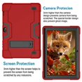 thumbnail image 3 of Mignova for Vankyo Matrixpad z4/Z4 Pro Case,Shockproof Dropproof Hybrid Rugged Armor Build in Kickstand Full Body Protective Case for Vankyo Matrixpad z4/Z4 Pro 10 Inch Tablet (Red/Black), 3 of 7