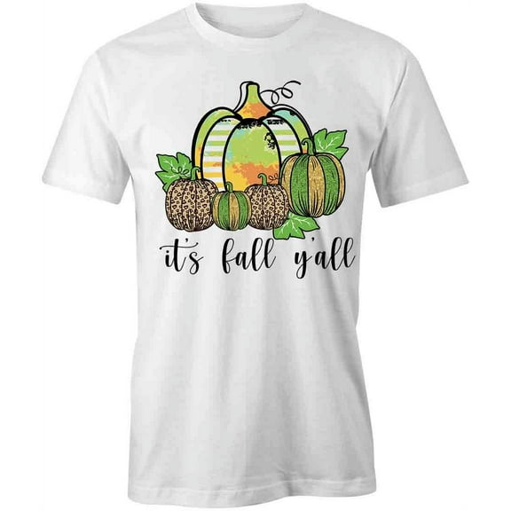It's Fall Y'all T-Shirt | Seasonal Autumn White Tee Gift