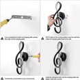 thumbnail image 4 of Lámpara de pared con nota musical LED, luz nocturna en espiral para cabecera (luz blanca) (negro), 4 of 4