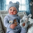 thumbnail image 2 of Muñeca Reborn BABESIDE Ailsa Boy de 43 cm con cuerpo de tela, 2 of 7