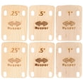 thumbnail image 1 of Wood Guitar Neck Shims for Quick Repairs Beige Color Safe Durable Material 6pcs Accessories, 1 of 9