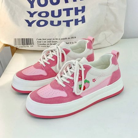 

Women s Sports Shoes White Kawaii Female Sneakers Casual Spring Autumn Basket Tennis Platform Flat Running Vulcanize Lolita 2023