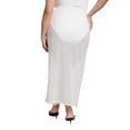 thumbnail image 2 of ELOQUII Women's Plus Size Mesh Maxi Asym Skirt Coverup, 2 of 3