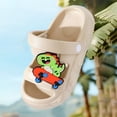 thumbnail image 6 of Toddler Boys Girls Sandals - Kids Water Sandals Slides, Lightweight EVA Quick Dry Waterproof Beach Pool Summer Shoes With Dinosaur Pattern, 6 of 8
