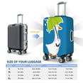 thumbnail image 6 of Balery Luggage Cover Goose Holding an Umbrella Print Suitcase Covers for Luggage Elastic Washable Suitcase Protector Fits 18-32 Inch Luggage-X-Large, 6 of 9