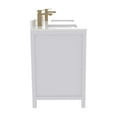 thumbnail image 6 of Ayna Decors Rooh 60 in White Double Sink Bathroom Vanity Set with White Quartz Countertop and Brass Faucets | Pop-Up Drain and P-Trap Included | Gold Hardware, 6 of 10