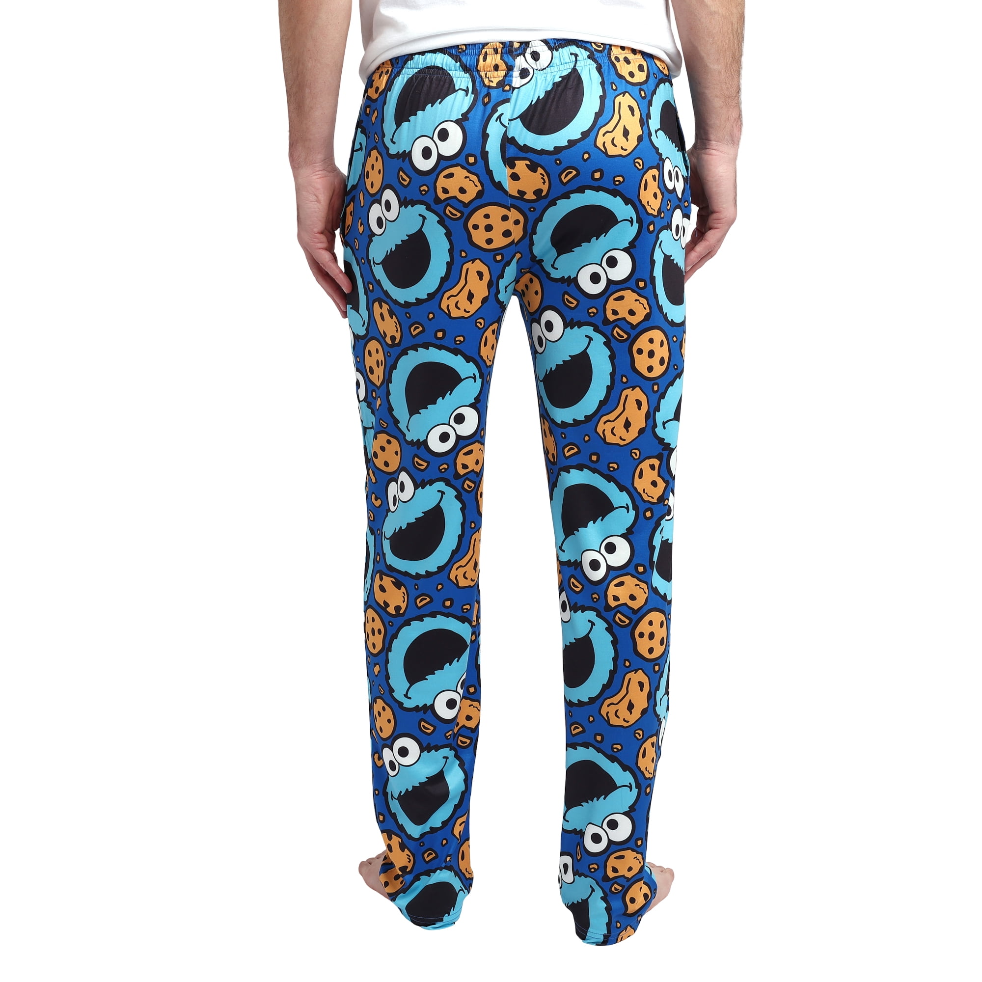 Sesame Street Men's Adult Pajamas - Cookie Monster Print Sleep