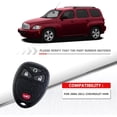 thumbnail image 3 of Keyless Entry Remote Car Key Fob Replacement for 2006-2011 Chevrolet HHR KOBGT04A (2), 3 of 6