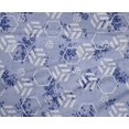 thumbnail image 4 of oneOone Polyester Lycra Light Lavender Blue Fabric Hexagon Geometric Sewing Craft Projects Fabric Prints By Yard 56 Inch Wide, 4 of 4